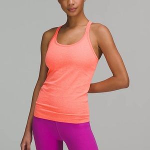 LULU LEMON - Ebb to Street Tank || Raspberry Cream